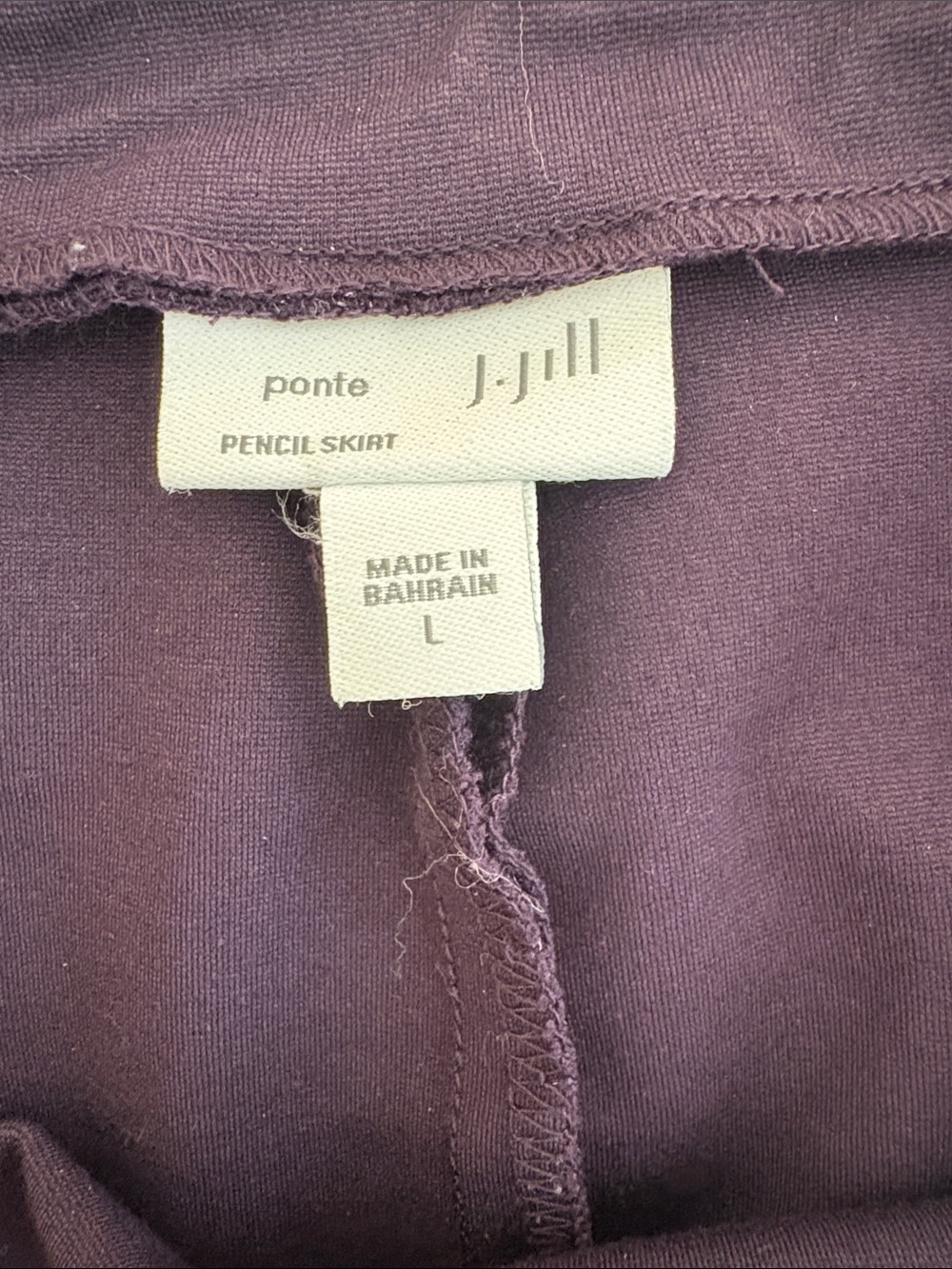 J.Jill Ponte Knit Pencil Skirt - Picture 3 of 4